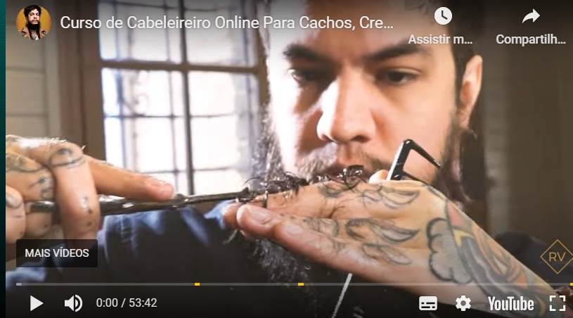 Curso de Cabeleireiro Online Para Cachos, Crespos e Ondulados | RODRIGO VIZU